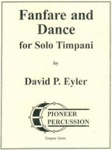 Fanfare and Dance for Solo Timpani Timpani Solo cover